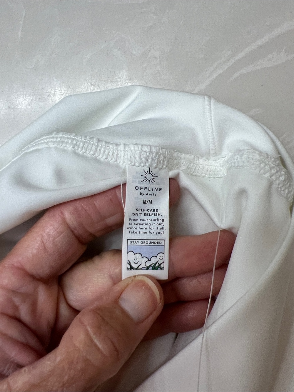 Offline By Aerie Real Me Eyelet Skort White Tiered Tennis Mini Skirt Sz. Medium - Picture 7 of 11